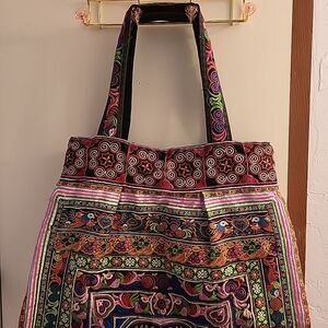 Colorful Embroidered Women's Bag